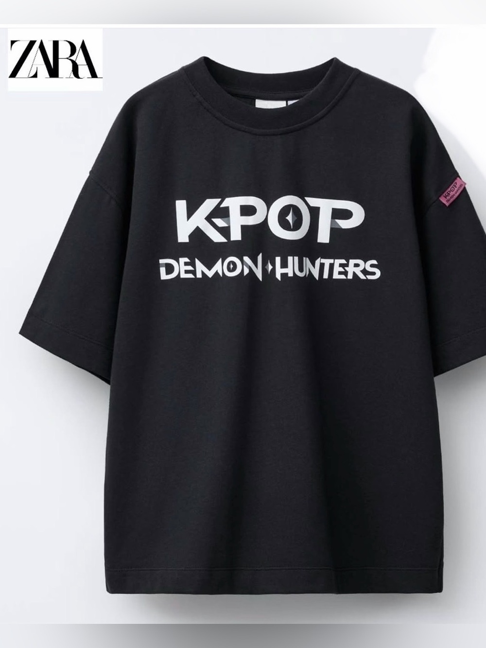 Zara K-Pop Demon Hunters Girls Cotton T-Shirt 8/9